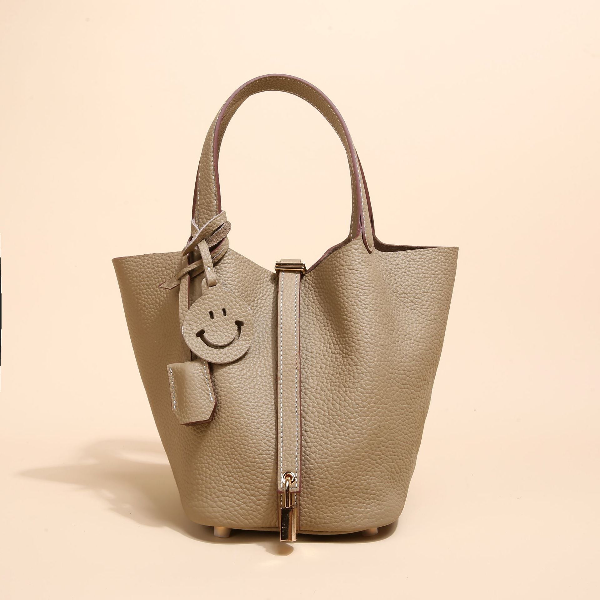 Top-grade genuine leather women's bag made of high-end cowhide