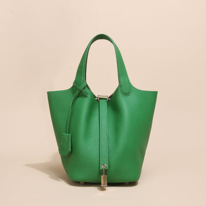 Top-grade genuine leather women's bag made of high-end cowhide