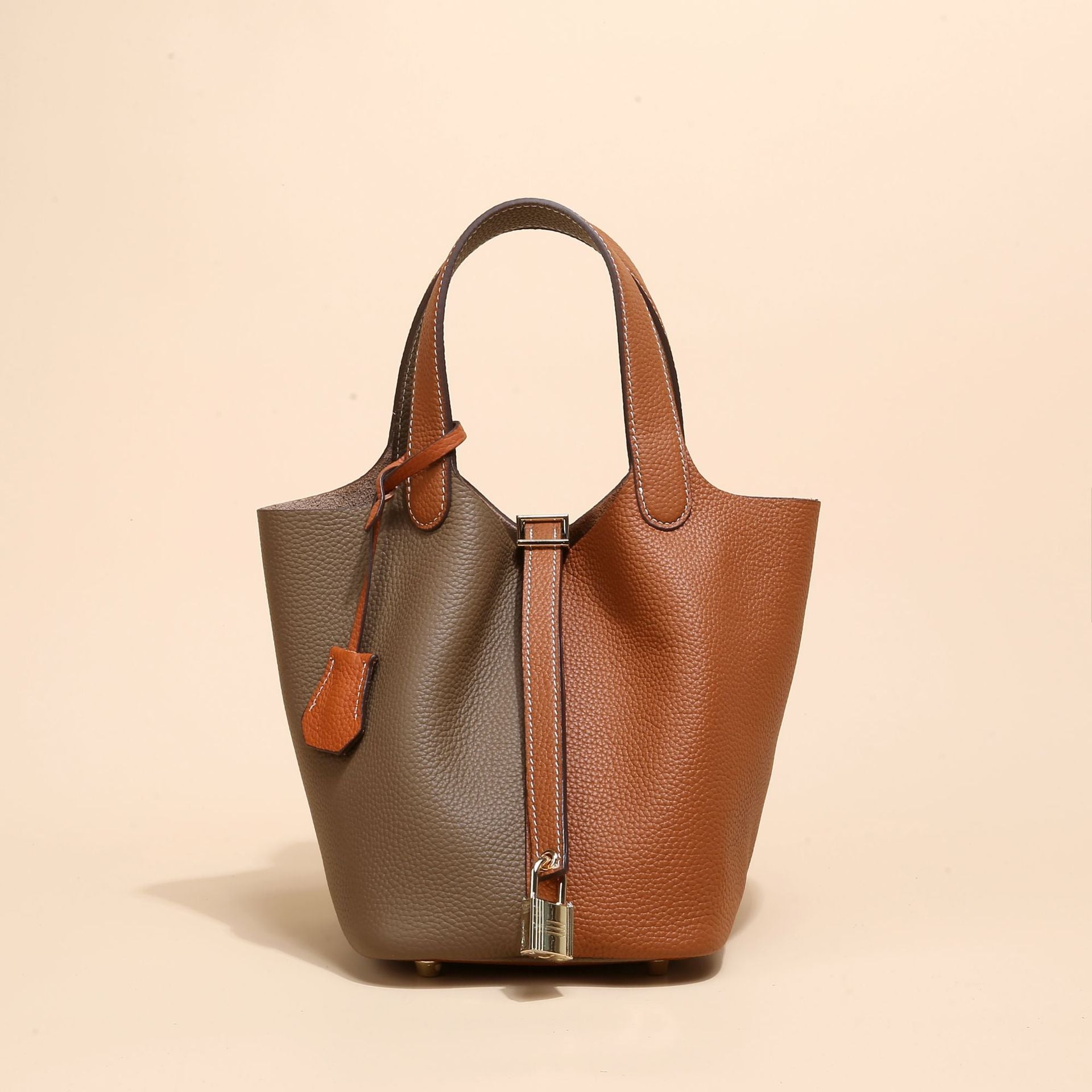 Top-grade genuine leather women's bag made of high-end cowhide