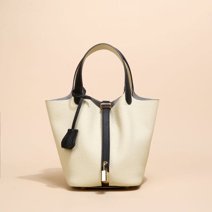 Top-grade genuine leather women's bag made of high-end cowhide
