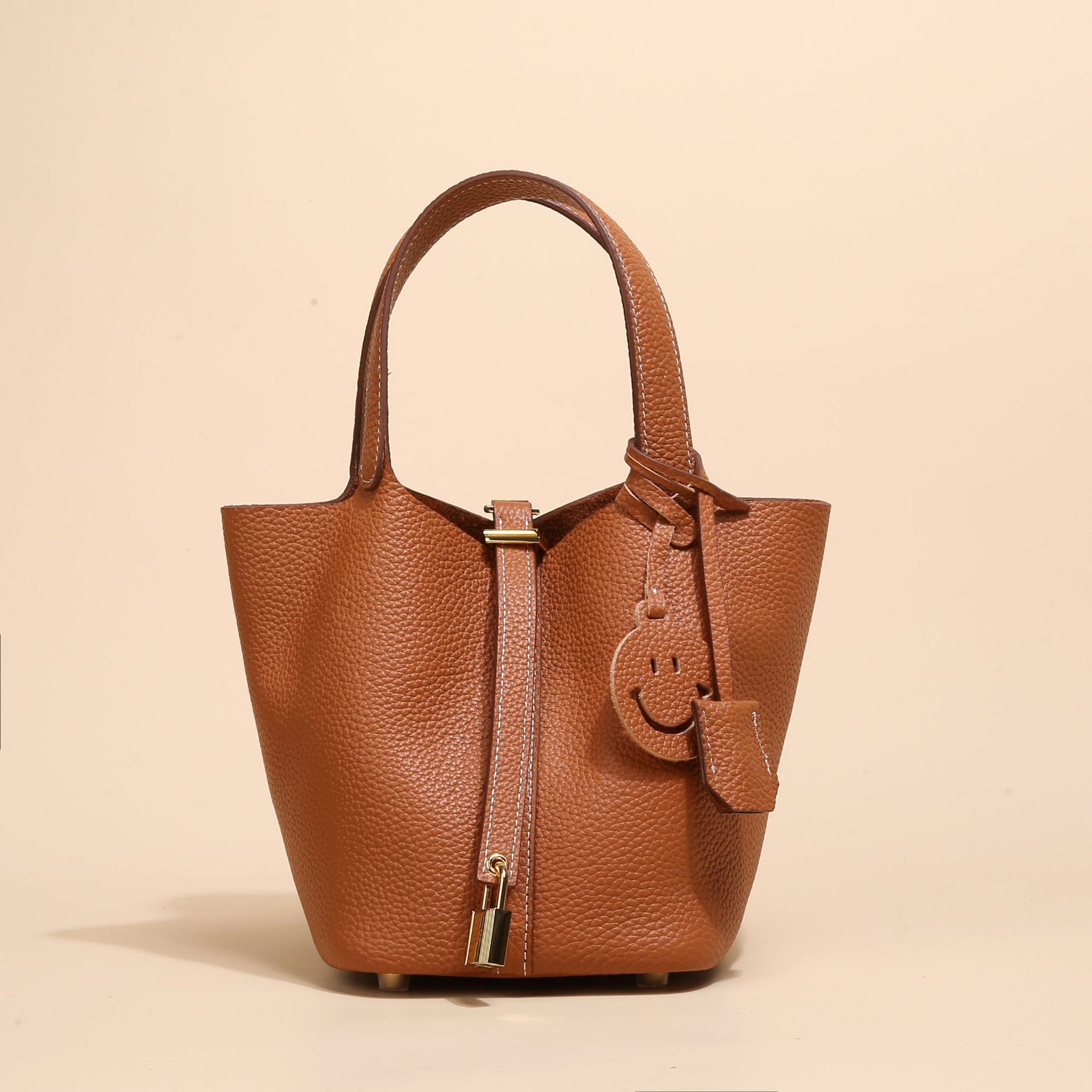 Top-grade genuine leather women's bag made of high-end cowhide