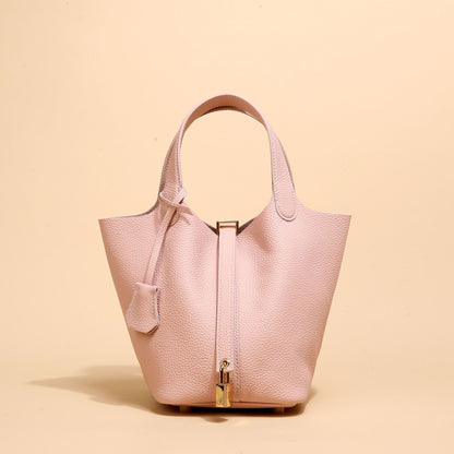 Top-grade genuine leather women's bag made of high-end cowhide
