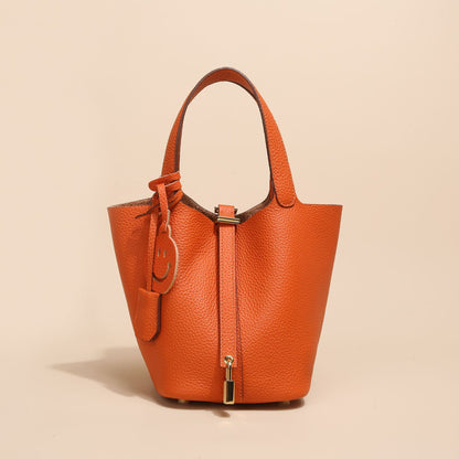 Top-grade genuine leather women's bag made of high-end cowhide