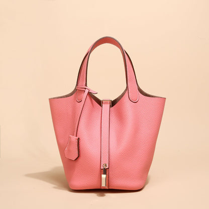 Top-grade genuine leather women's bag made of high-end cowhide