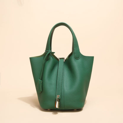 Top-grade genuine leather women's bag made of high-end cowhide