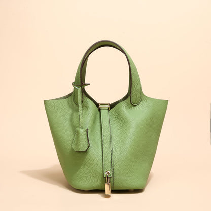 Top-grade genuine leather women's bag made of high-end cowhide