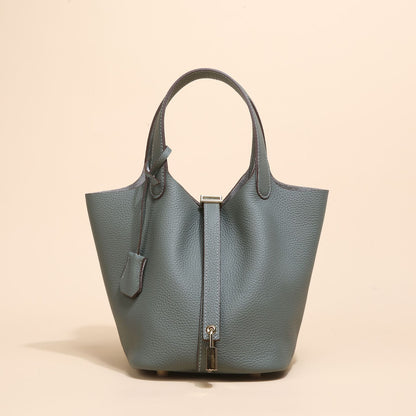 Top-grade genuine leather women's bag made of high-end cowhide