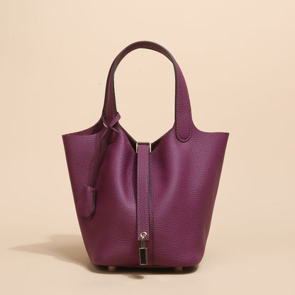 Top-grade genuine leather women's bag made of high-end cowhide