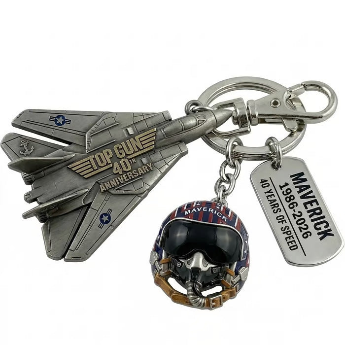 Top Gun 40th Anniversary Maverick Helmet Keychain