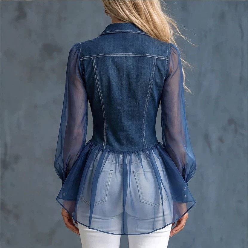 Top lapel long sleeve