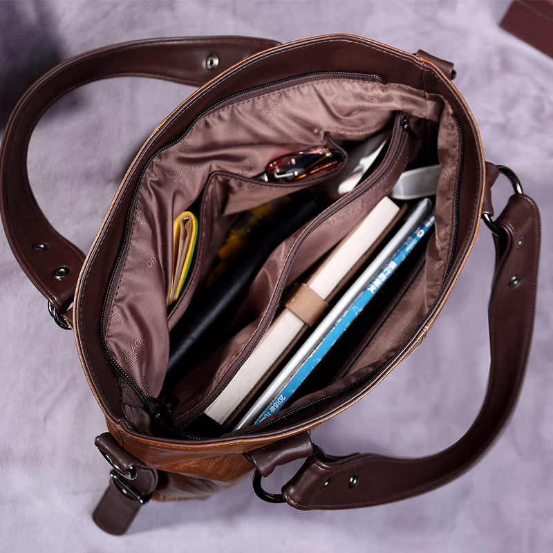 Tote Soft Leather Shoulder Bag