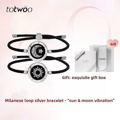 Totwoo Sun Moon Smart Vibration Couple Bracelet