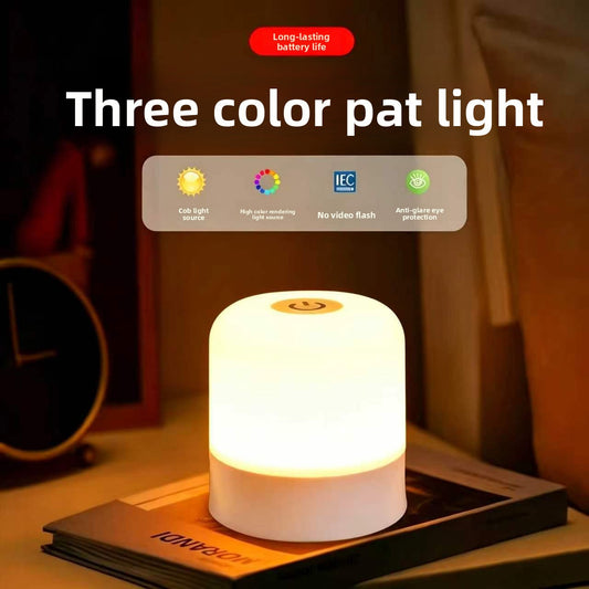 Touch-activated remote-controlled night light