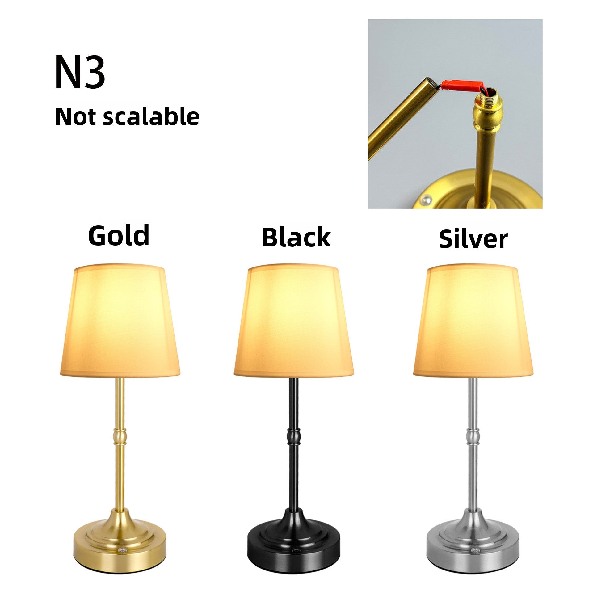 Touch Control Rechargeable LED Table Lamp