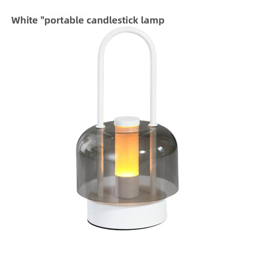 Touch Control Rechargeable Table Lamp with Three-Color Temperature