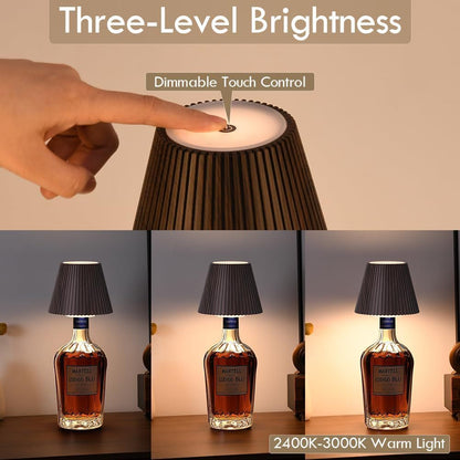 Touch Dimming Rechargeable Wine Bottle Lamp
