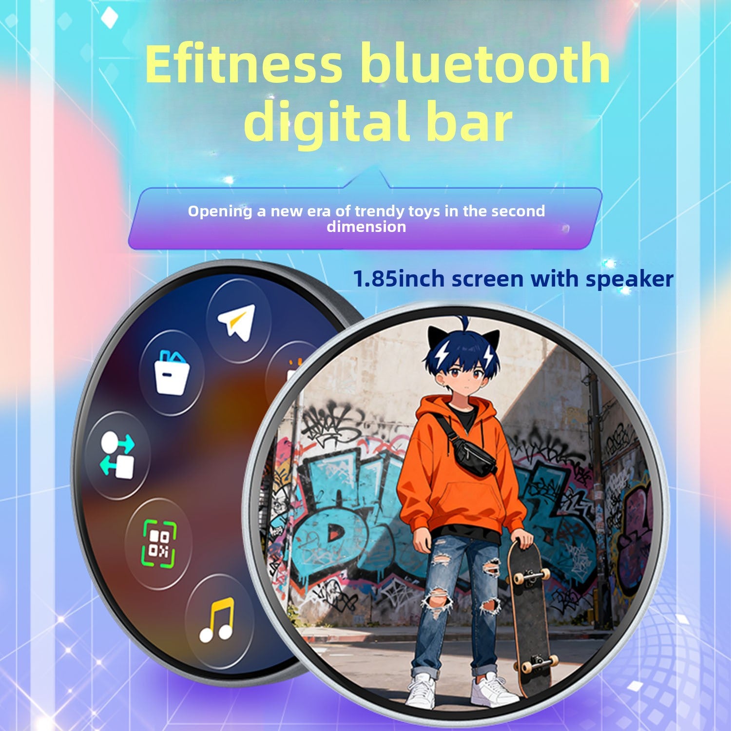 Touch Screen Bluetooth Electronic Badge