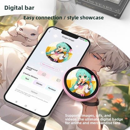 Touch Screen LED Electronic Badge