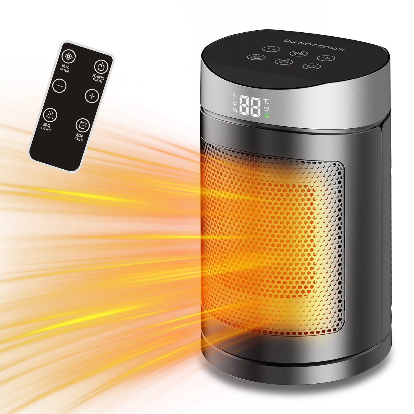Touch Screen Remote Control PTC Ceramic Heater