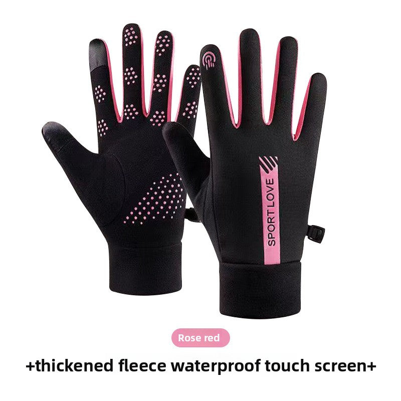 Touch Screen Winter Gloves Fleece Lined Windproof