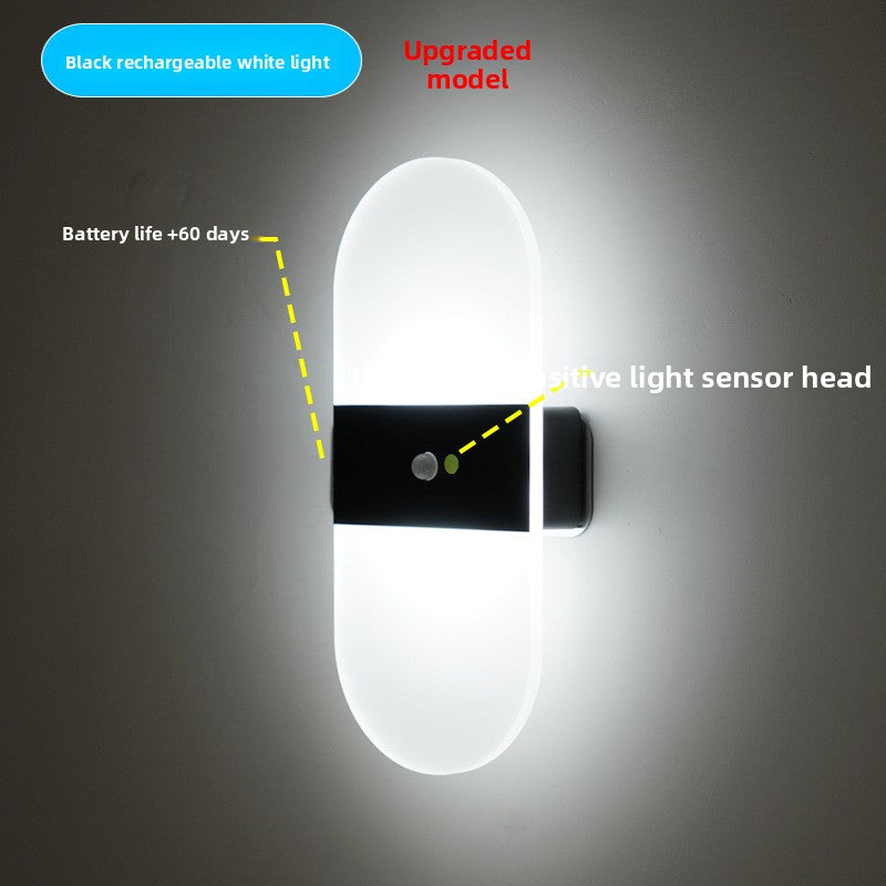 Touch-sensitive wall lamp for bedroom bedside lamp