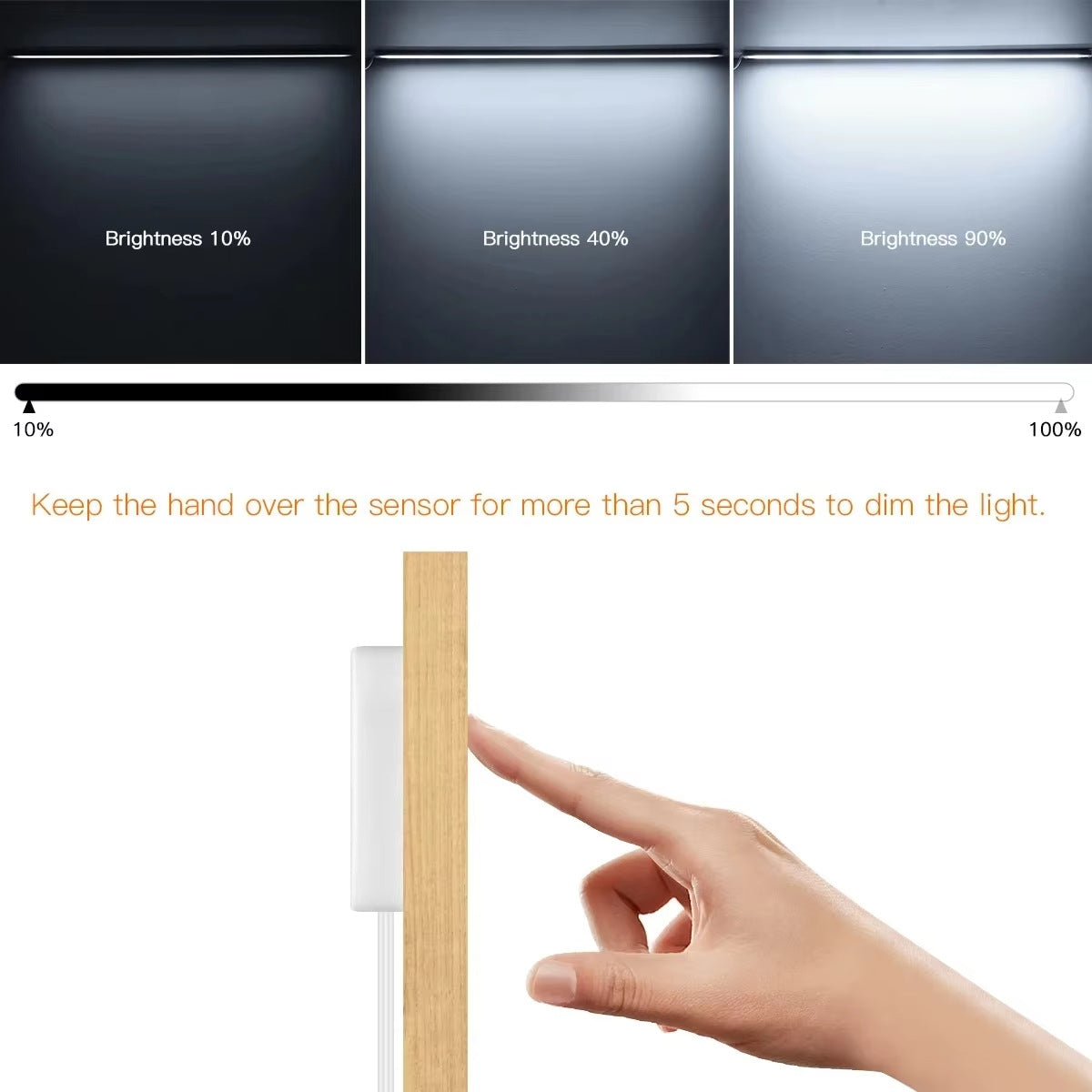 Touch Sensor Surface Mount LED Cabinet Lighting Strip