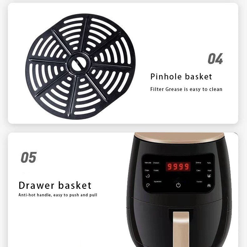 Touch-type air fryer