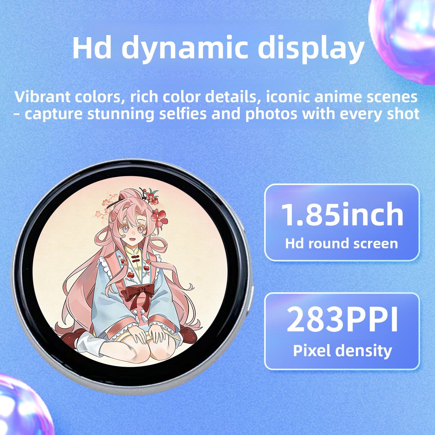 Touchscreen Magnetic Electronic Badge