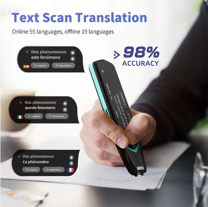 Touchscreen translation pen