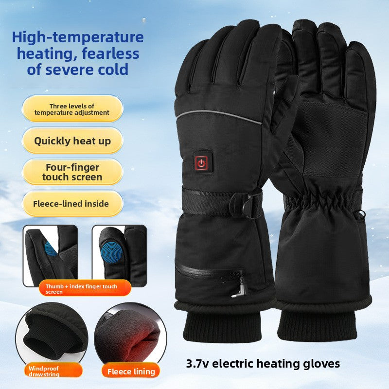 Touchscreen warming gloves