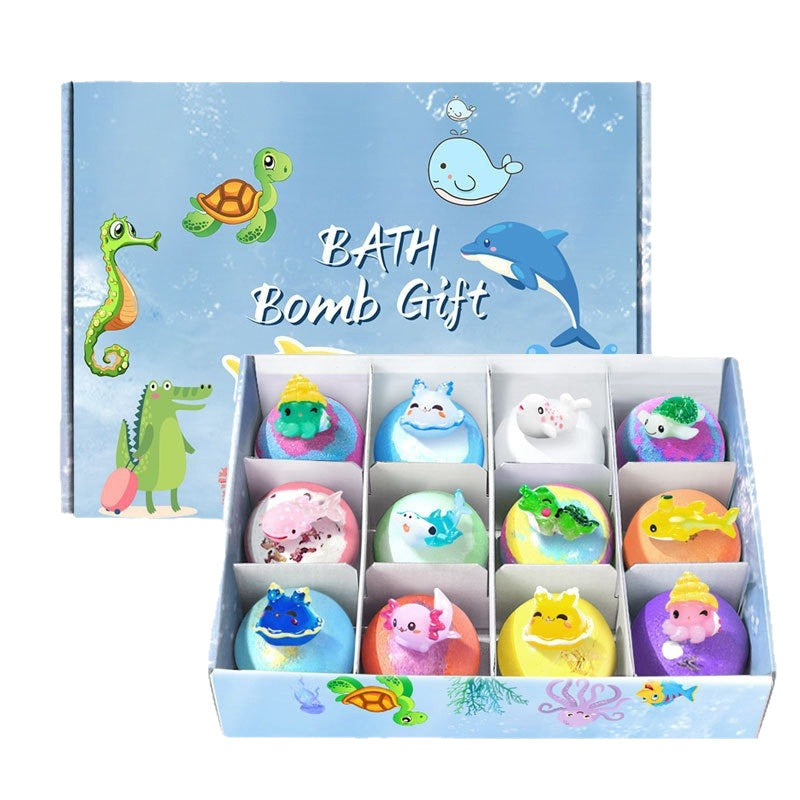 Toy bath salt balls