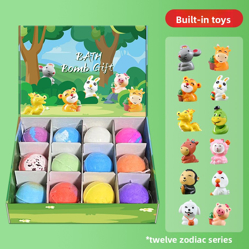 Toy bath salt balls