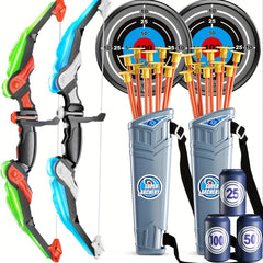 Green Light Bow+Arrow 10pcs+Target+3*Bottles
