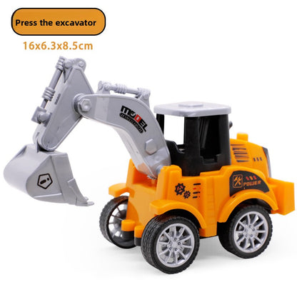 Toy car, excavator, inertial off-road vehicle