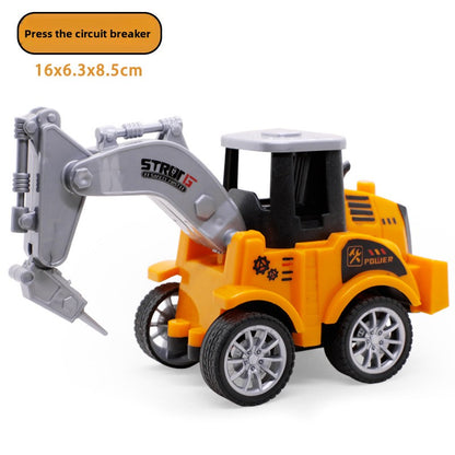 Toy car, excavator, inertial off-road vehicle