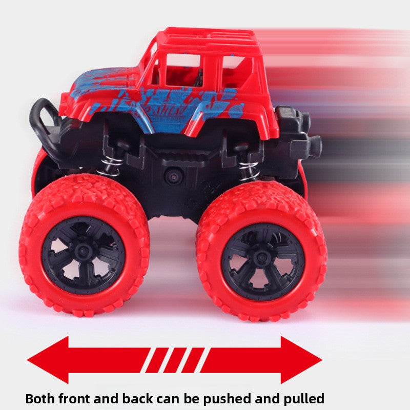 Toy car, excavator, inertial off-road vehicle