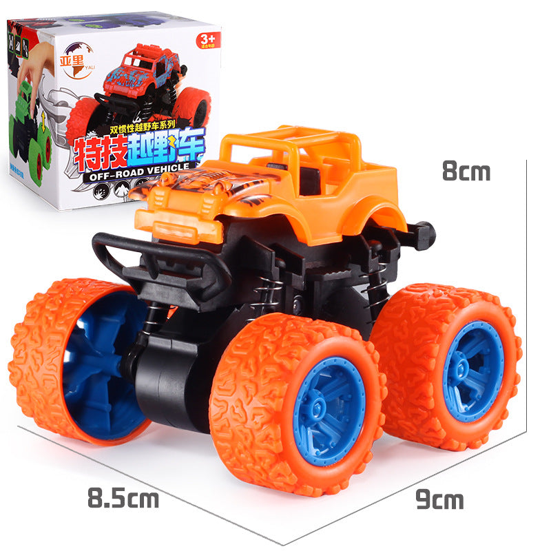 Toy car, excavator, inertial off-road vehicle