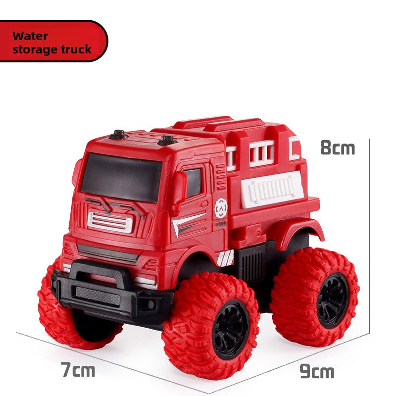Toy car, excavator, inertial off-road vehicle