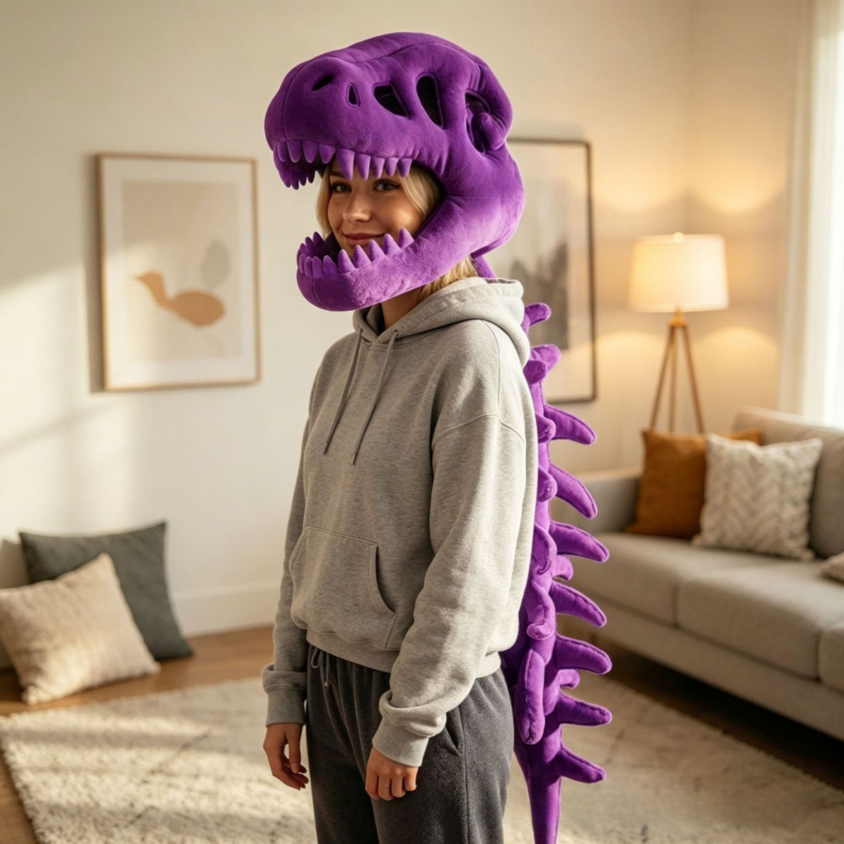 Toy Dinosaur Skeleton Headpiece