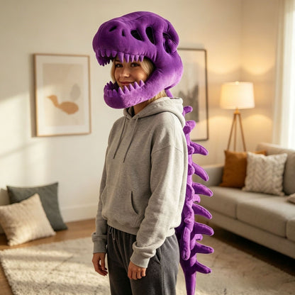 Toy Dinosaur Skeleton Headpiece