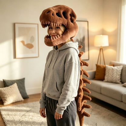 Toy Dinosaur Skeleton Headpiece