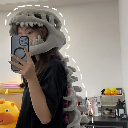 Toy Dinosaur Skeleton Headpiece