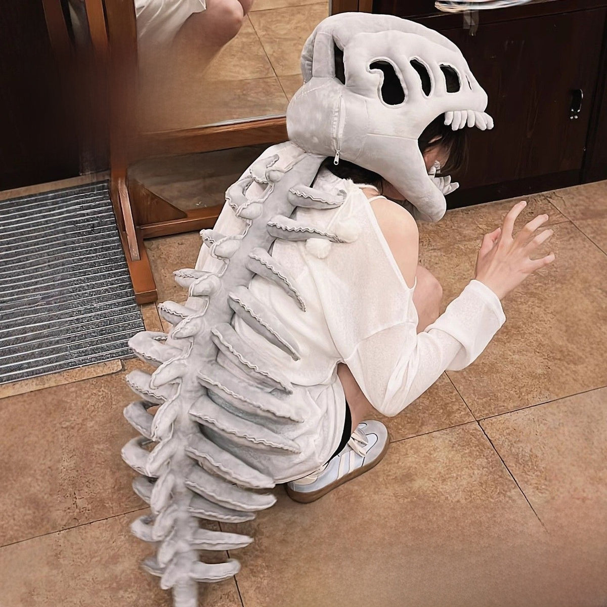 Toy Dinosaur Skeleton Headpiece