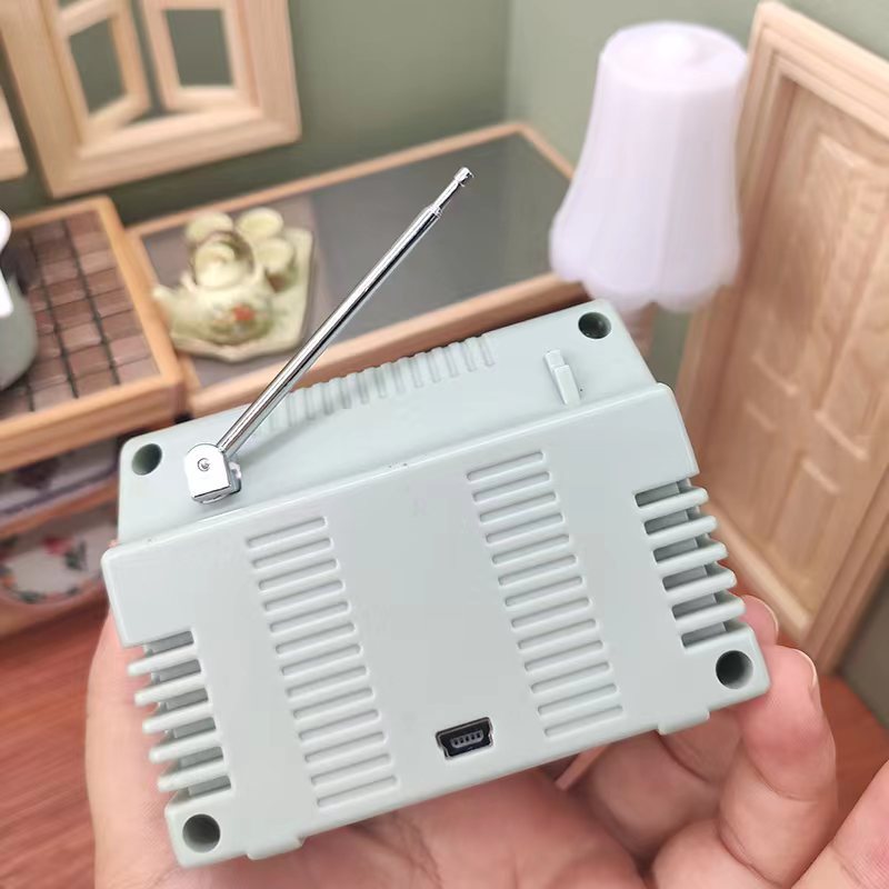 Toy Dollhouse Miniature Playable Television