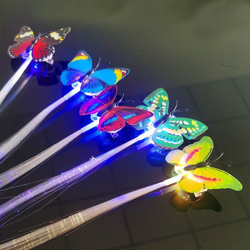 Toy fake hair, fiber optic hairpin braid
