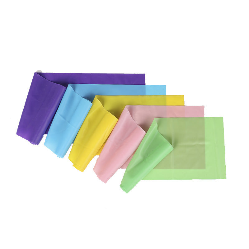 TPE Elastic Yoga Resistance Band for Fitness Training