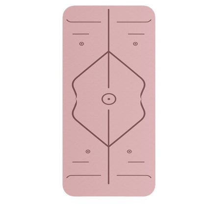 TPE Non-Slip Yoga Mat with Shock Absorption
