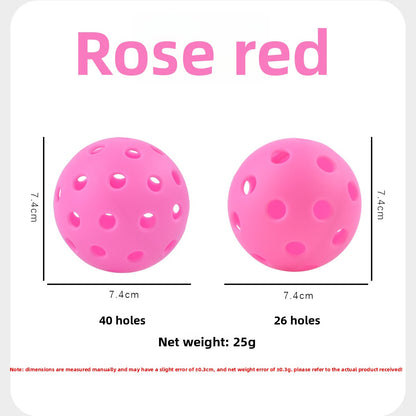 TPE Perforated Pickleball Training Ball