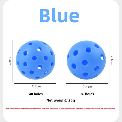 TPE Perforated Pickleball Training Ball
