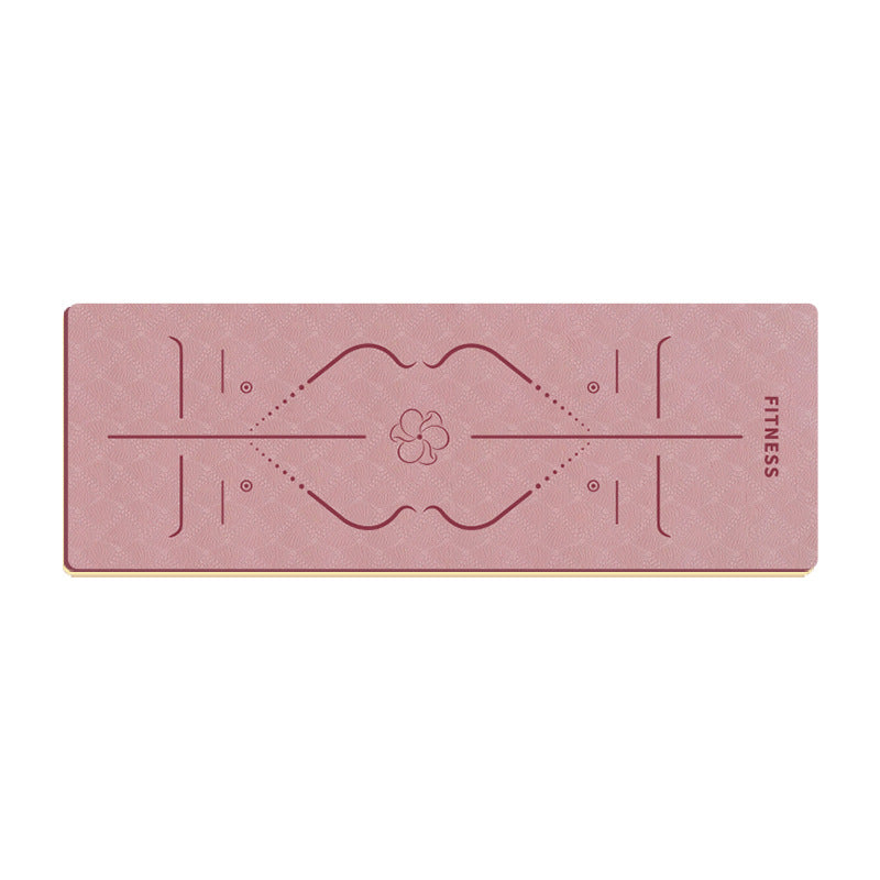 TPE Yoga Mat Foldable Non-Slip Exercise Mat